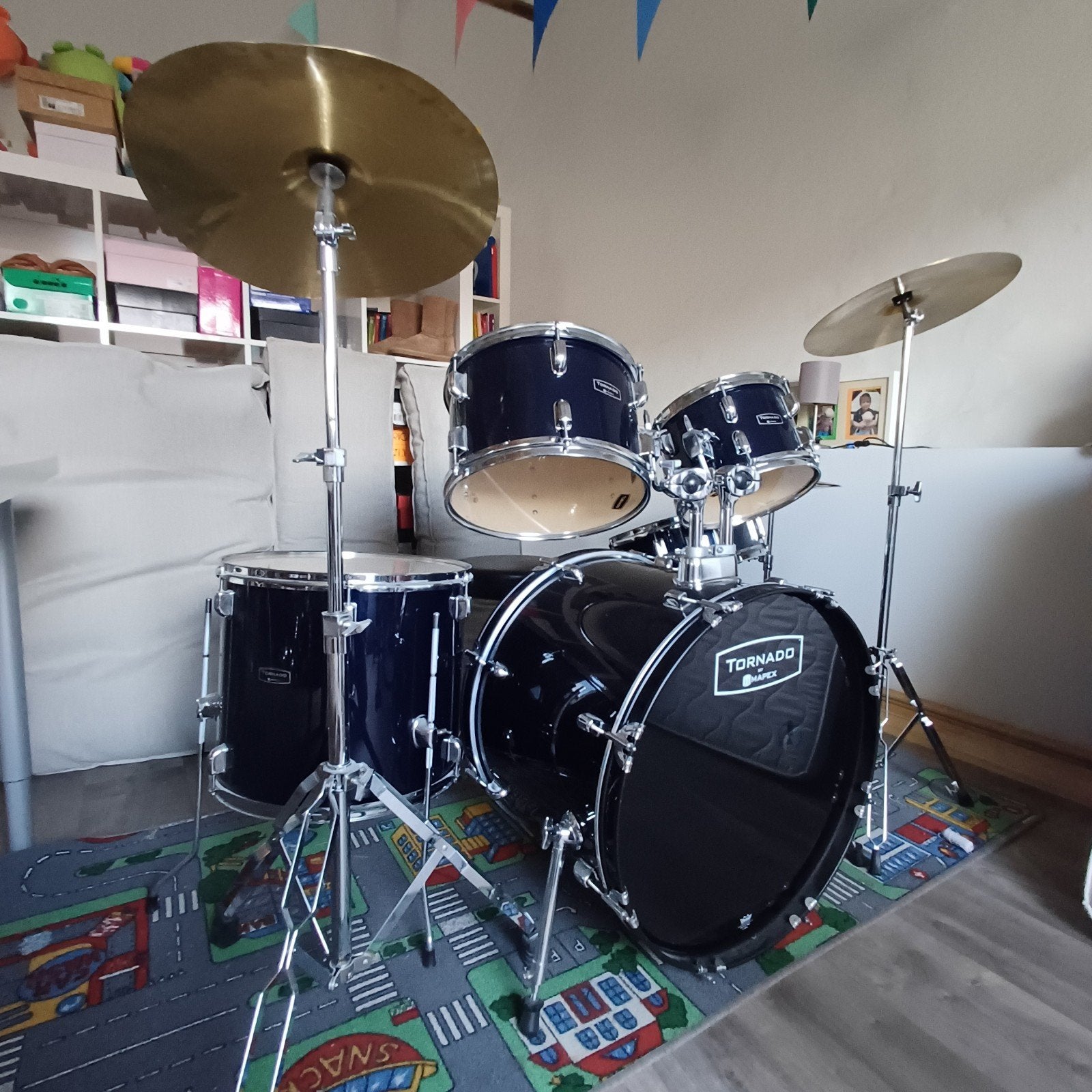 Drumstel Mapex Tornado, Muziek en Instrumenten, Ophalen, Zo goed als nieuw