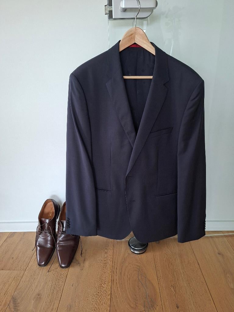 Costume homme T 54+chaussures Geox 42,5, Enlèvement, Comme neuf, Taille 52/54 (L), Hugo Boss