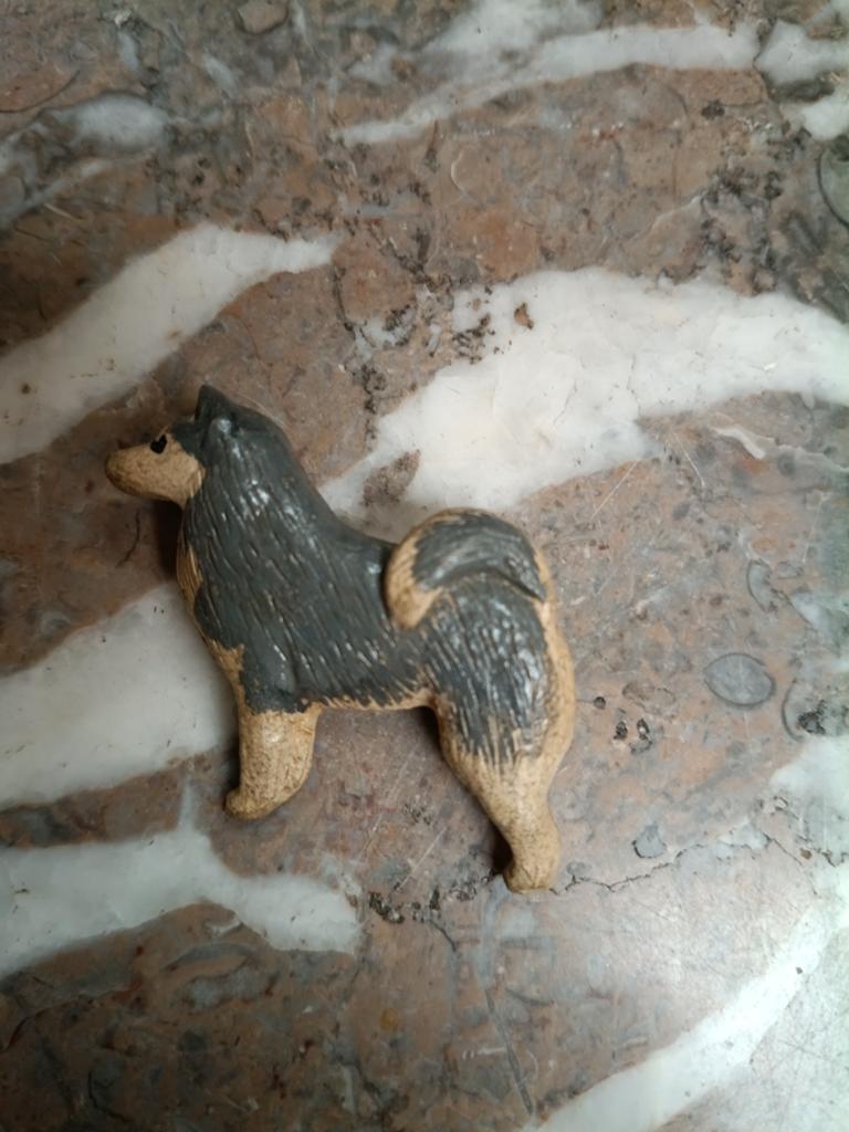 Broche husky, Ophalen of Verzenden, Koper