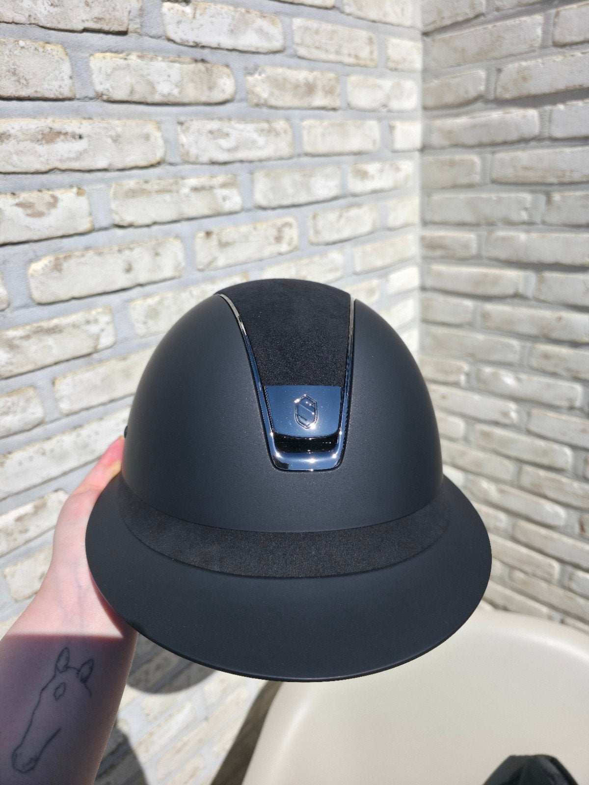 Samshield Miss Shield 1.0, Neuf, Noir, Casque d'équitation/bombe, Enlèvement