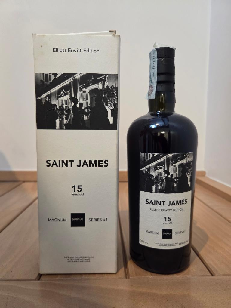 rhum st james Velier Elliott Erwitt 70cl, Enlèvement ou Envoi