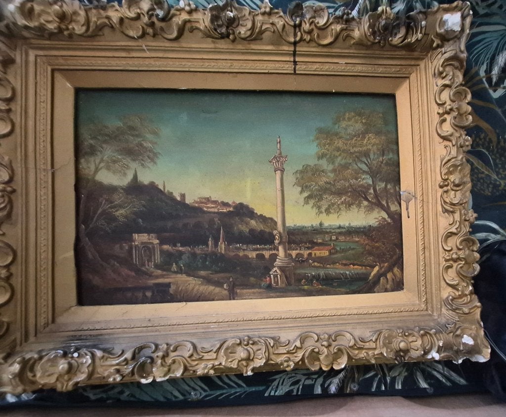 prachtige landschap schilderij, Autres techniques, Paysage, Enlèvement, Autres styles