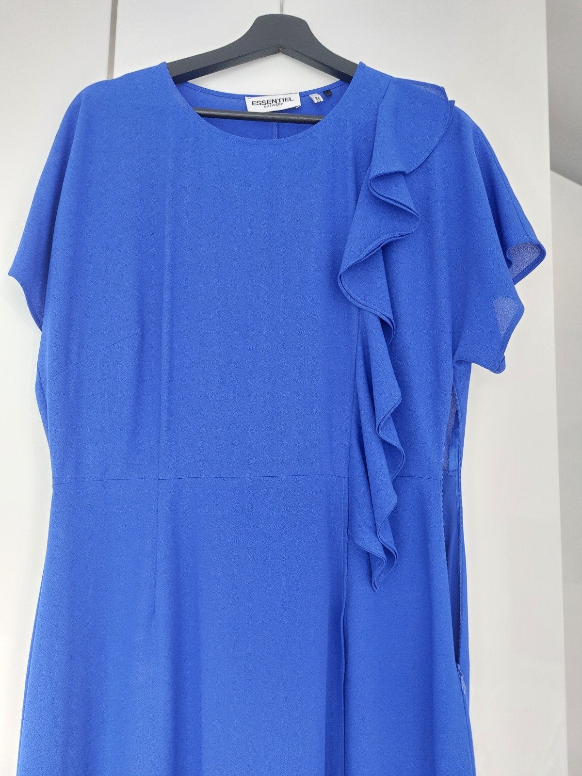 jurk Essentiel Antwerp, Ophalen, Blauw, Maat 42/44 (L), Nieuw
