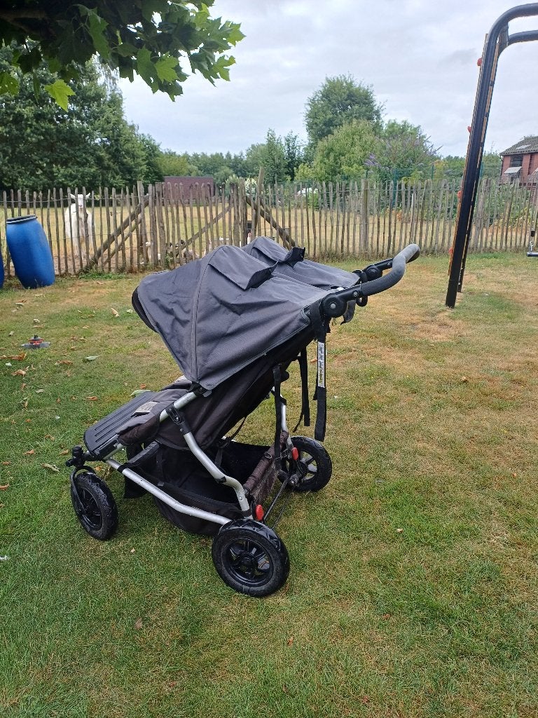 Kinderwagen Mountainbuggy duet, Kinderen en Baby's, Buggy's, Ophalen, Gebruikt, Overige merken, Verstelbare rugleuning