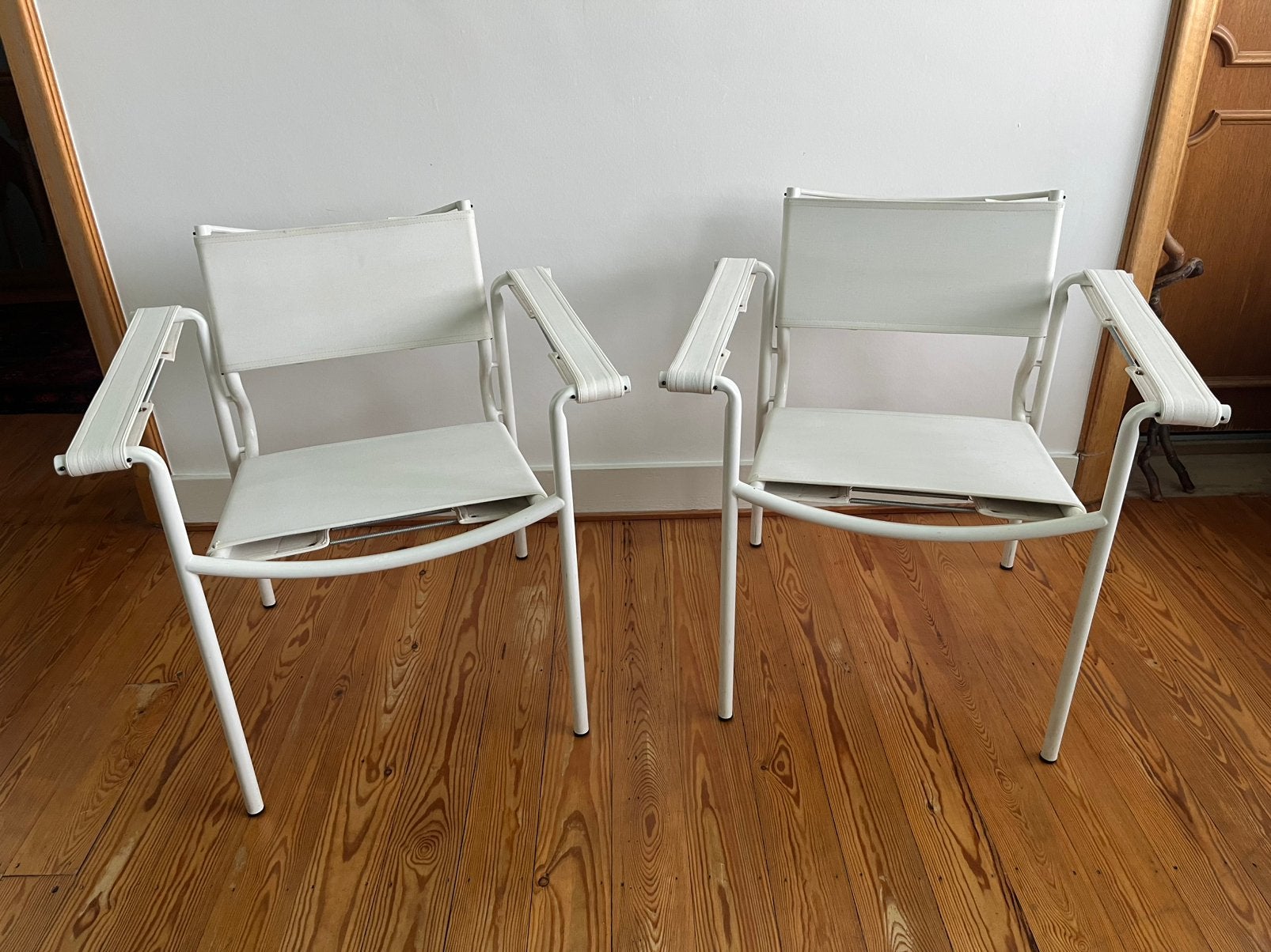 Vintage Design stoelen belotti chairs, Huis en Inrichting, Ophalen, Gebruikt, Twee, Wit