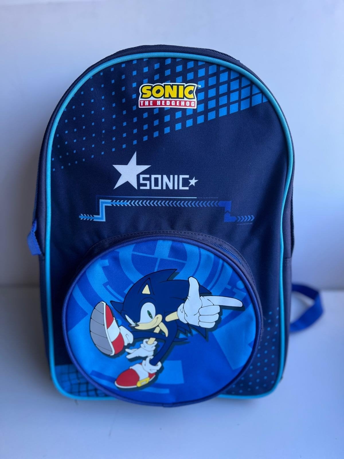 Nieuwe Sonic boekentas/rugzak, Ophalen, Nieuw, Blauw, Rugtas