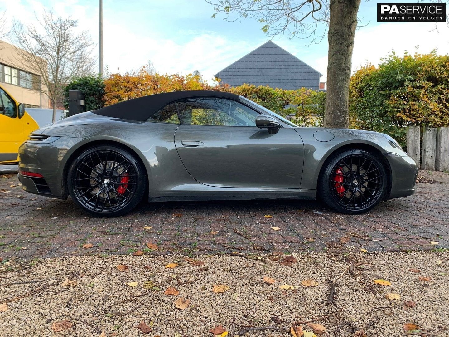 Nw 20/21 inch Gloss Black Porsche 992 Winterset incl Conti N, Neuf, Pneus et Jantes, -, 20 pouces