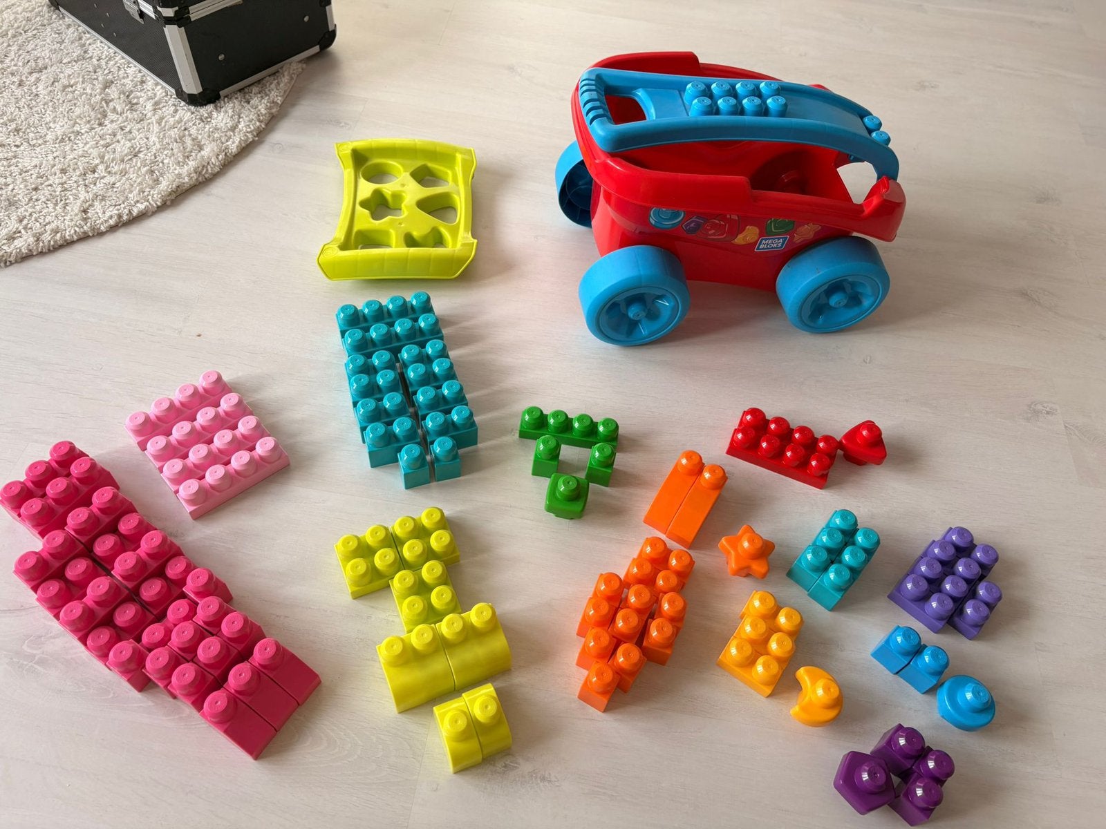 Mega Bloks Trekkar / Bolderkar inclusief, Ophalen, Zo goed als nieuw