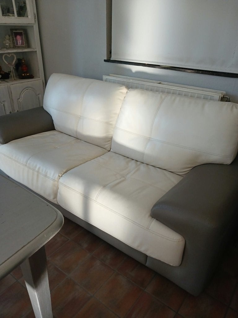 Divan simili cuir, Huis en Inrichting, Ophalen, Kunststof, Driepersoons, 75 tot 100 cm
