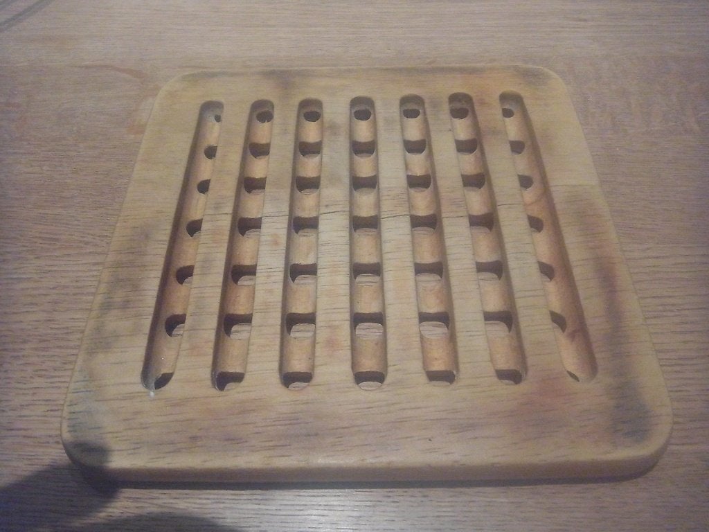 onderzetter hout, Ophalen of Verzenden, Pannenonderzetter, Gebruikt, Hout