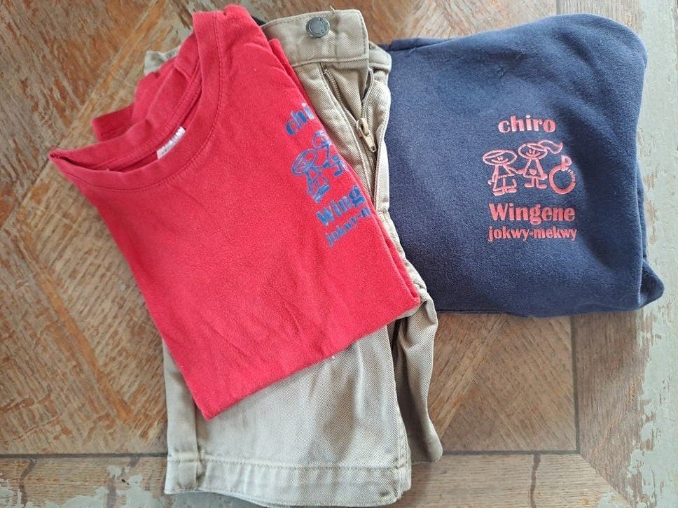 Chiro set maat 128 cm, Enlèvement, Utilisé, Taille 128