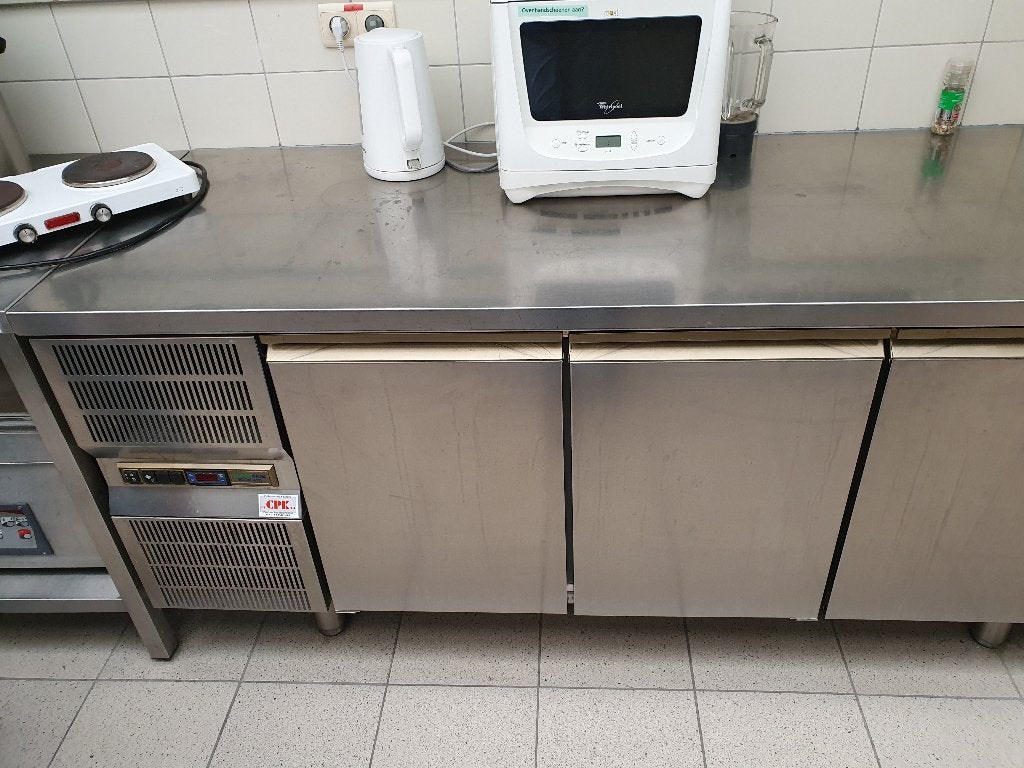Inox werkbank met onderkoeling Horeca, Ophalen, Gebruikt