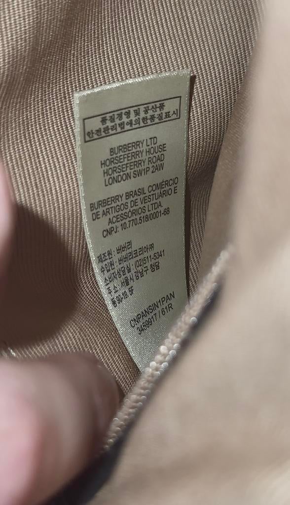 Burberry Nova Check Bowling Bag origineel, Ophalen, Zo goed als nieuw, Beige