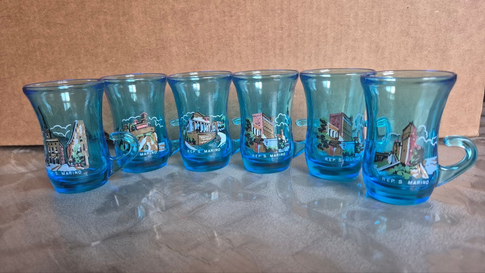 6 verres années 70, Collections, Enlèvement