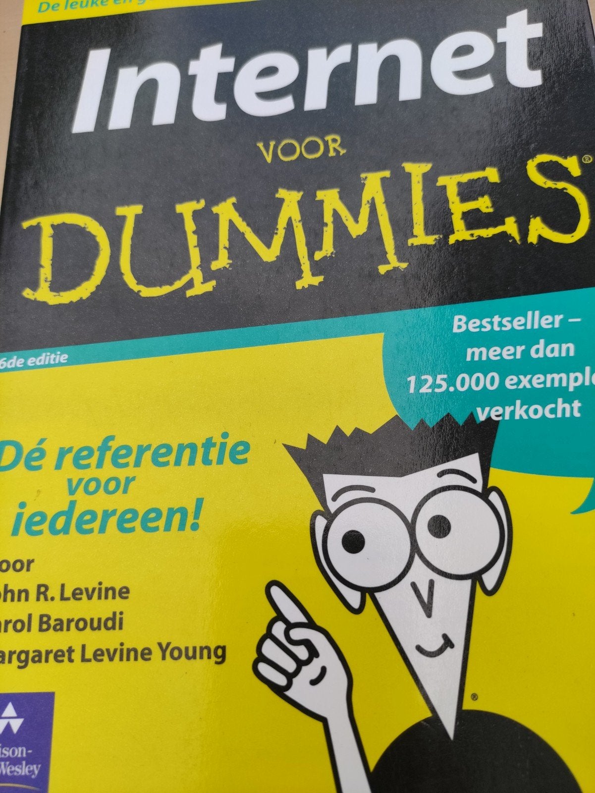 J.R. Levine - Internet voor Dummies, Boeken, Informatica en Computer, Ophalen of Verzenden, J.R. Levine; C. Baroudi; M.L. Young