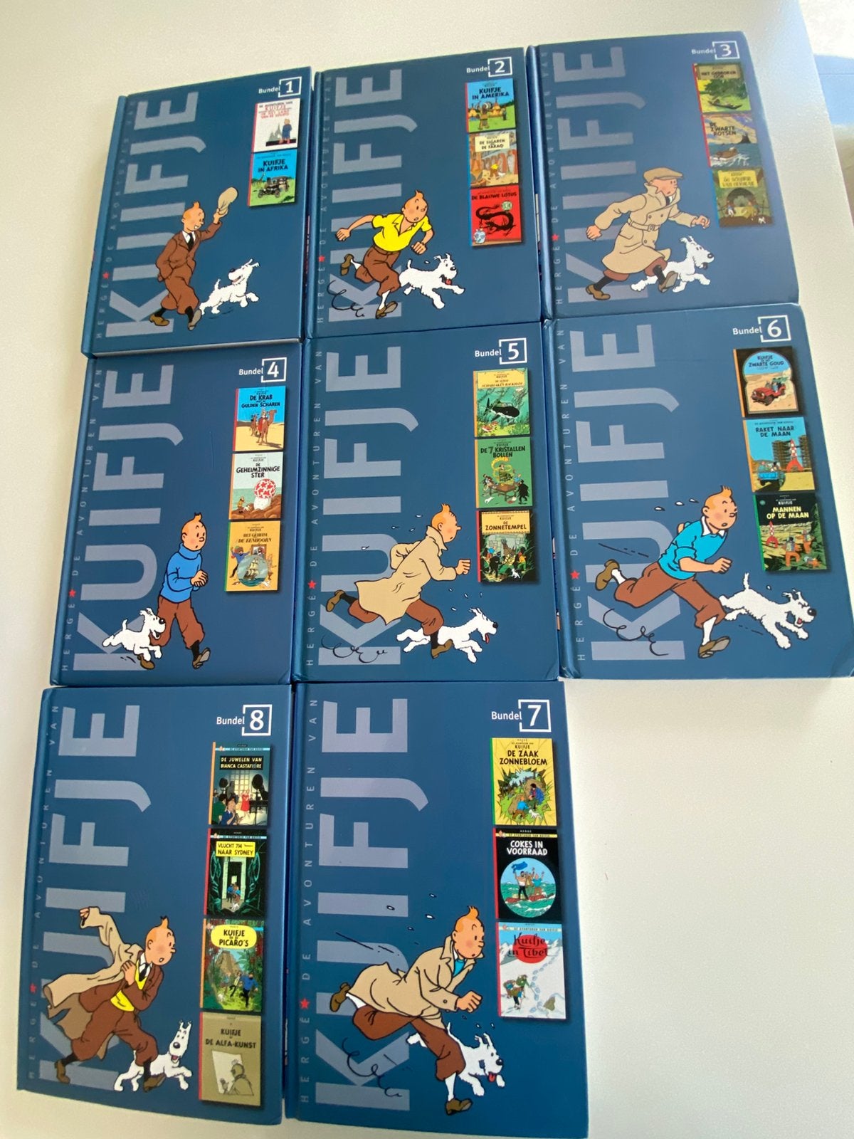 Box blauw ‘ De avonturen van Kuifje’, Boeken, Stripverhalen, Ophalen of Verzenden, Zo goed als nieuw