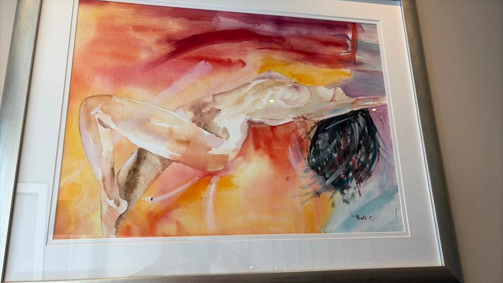 Belle peinture à l'aquarelle, Enlèvement