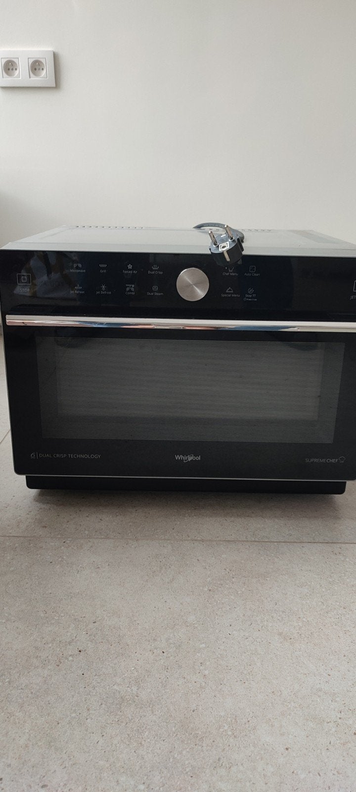 Whirlpool Microgolfoven vrijstaand MWSC 9133 SB, Ophalen, Gebruikt, Microgolfoven, Draaiplateau