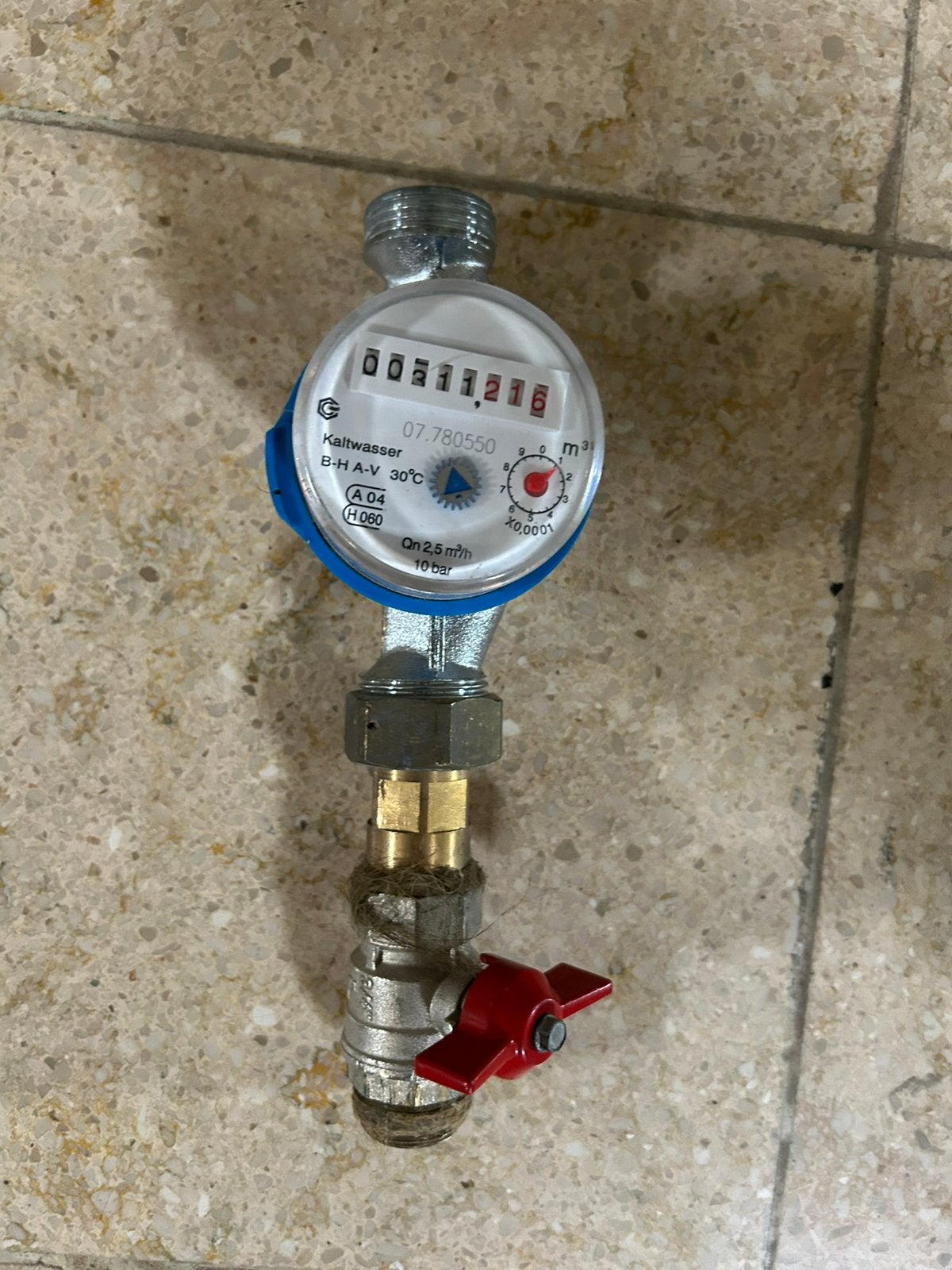 Compteur d'eau de passage, Doe-het-zelf en Bouw, Thermostaten, Ophalen, Slimme thermostaat, Gebruikt