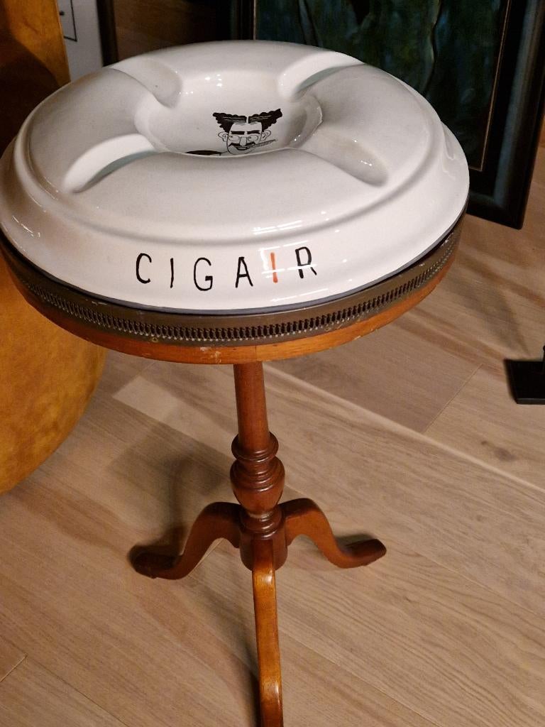 Vintage unieke porseleinen sigaren asbak, Ophalen of Verzenden