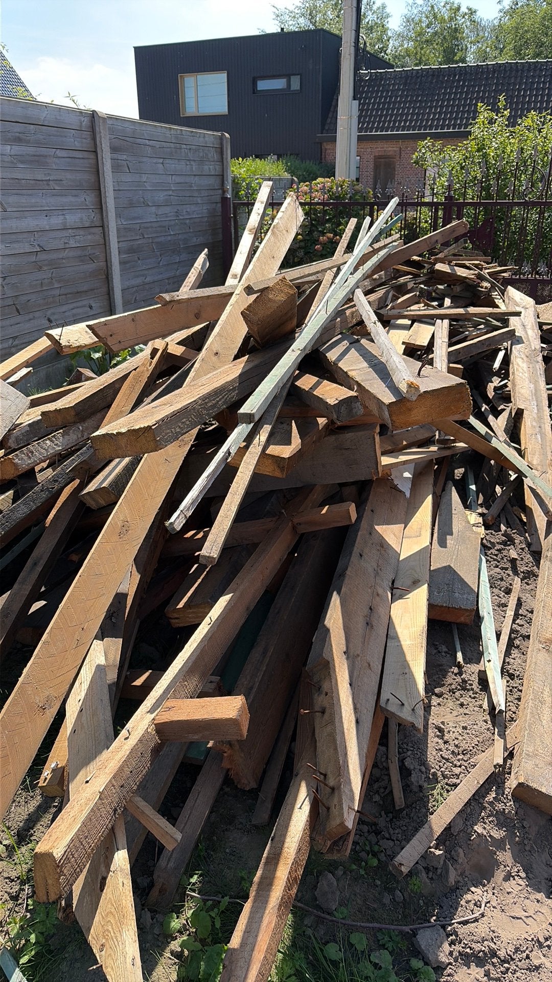 Gratis brandhout ( compleet af te halen), Tuin en Terras, Brandhout, Minder dan 3 m³, Ophalen