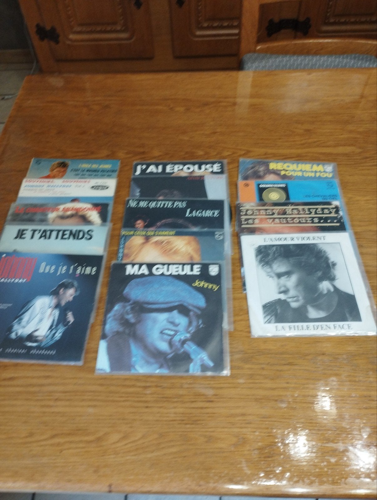 vinyle johnny Hallyday, Livres, Enlèvement ou Envoi