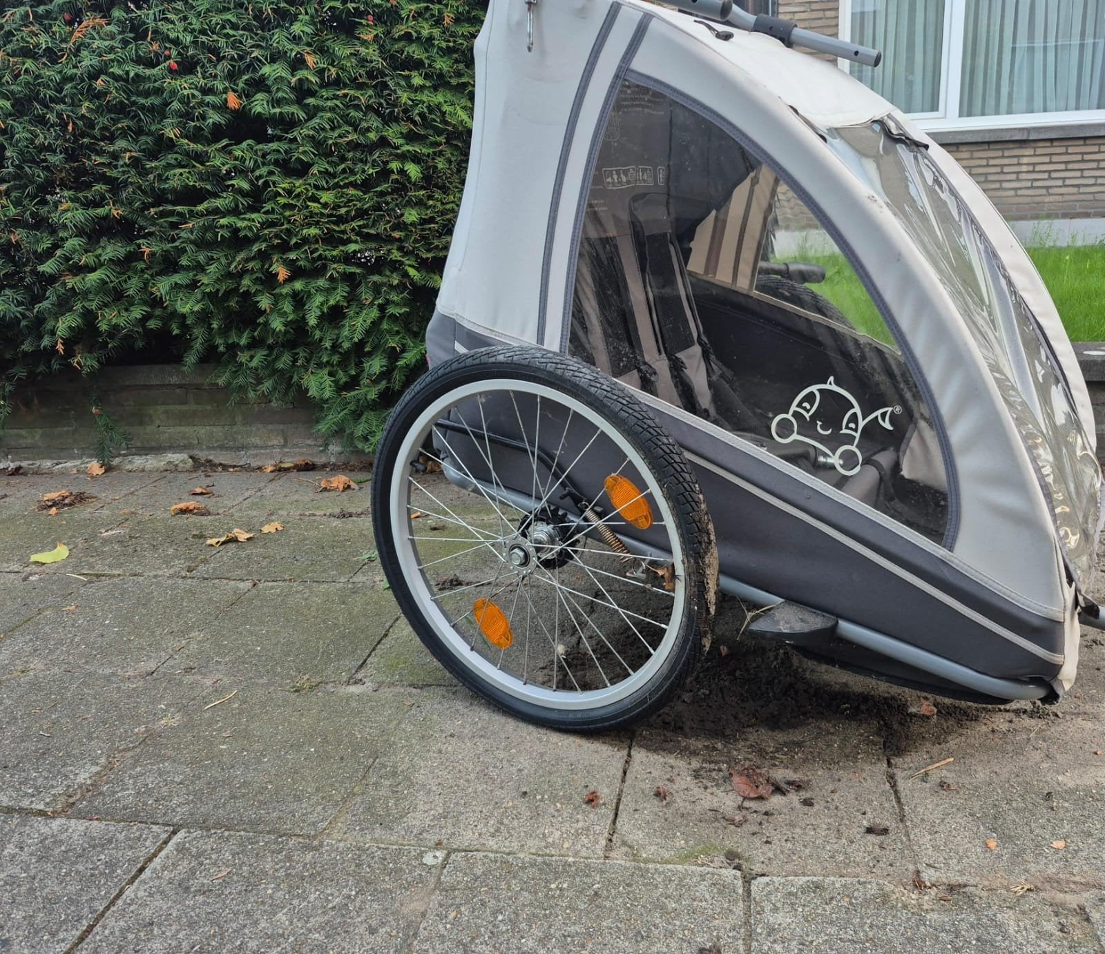 vantly fietskar, Ophalen, Gebruikt, Opvouwbaar, Kinderkar