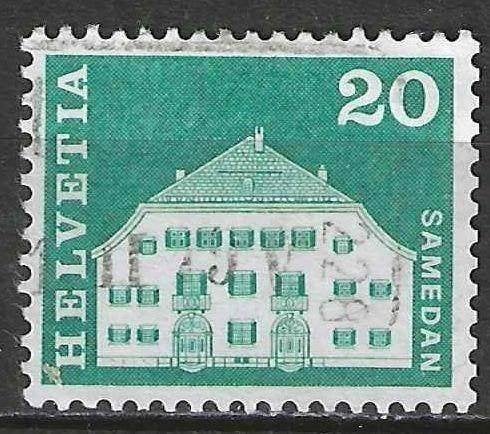 Suisse 1968 - Yvert 818 - Série en cours (ST), Envoi, Affranchi