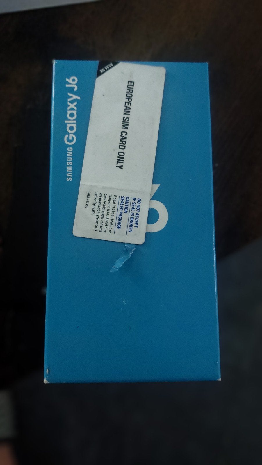 samsung galaxy j6, Enlèvement