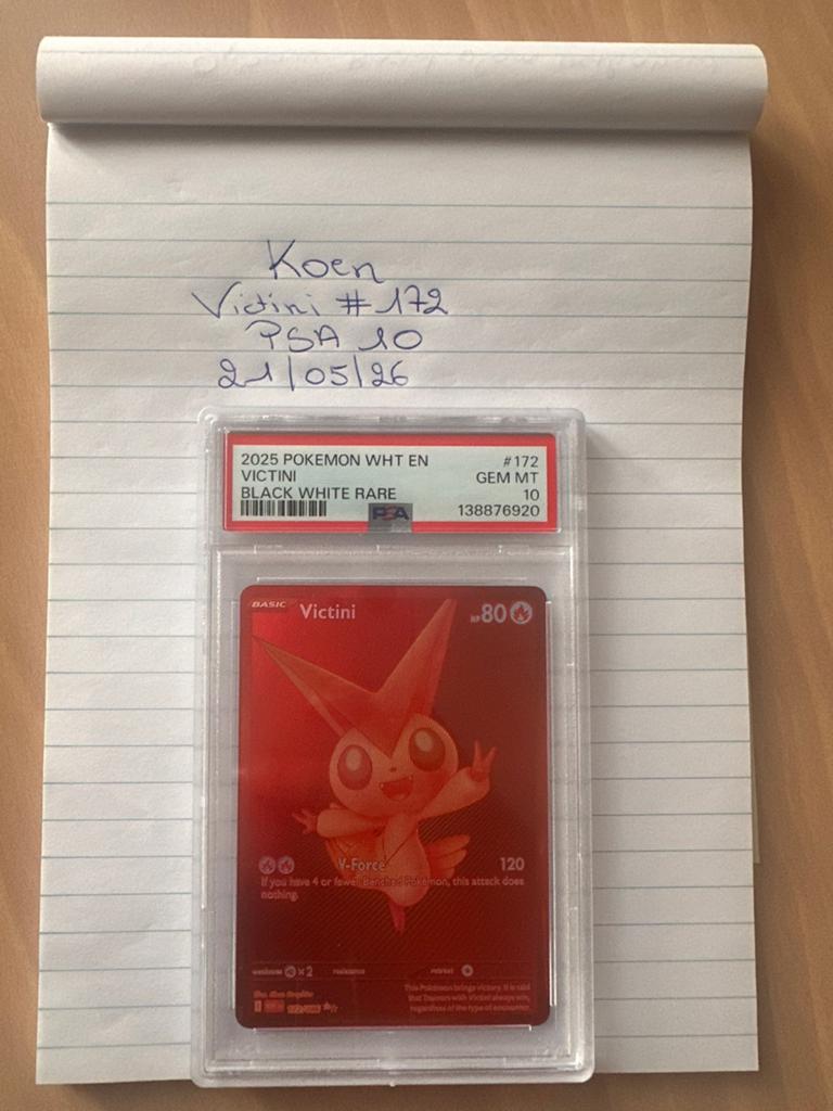 Pokemon Victini 172 PSA10, Hobby en Vrije tijd, Verzamelkaartspellen | Pokémon, Ophalen, Zo goed als nieuw