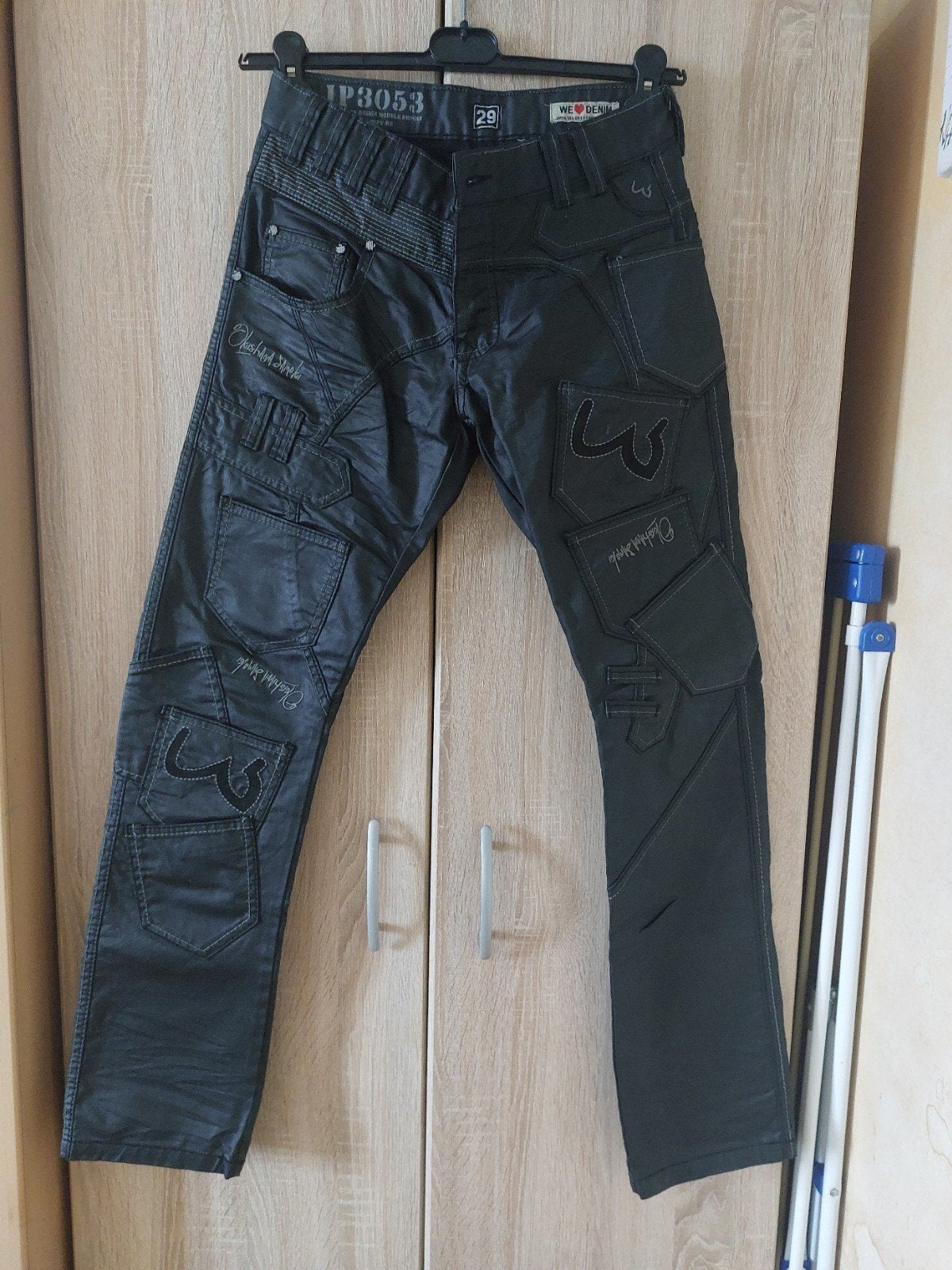 black coated denim bij Japrak 29, Kleding | Dames, Ophalen of Verzenden, Zwart