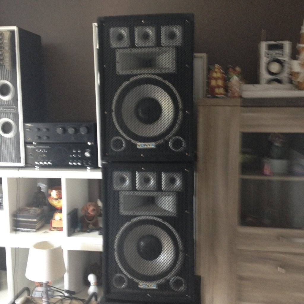 muziek boxen, Audio, Tv en Foto, Luidsprekerboxen, Ophalen, Zo goed als nieuw, 150 watt of meer