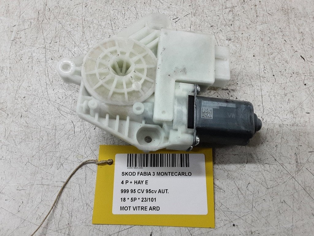MOTOR RAAMMECHANIEK RECHTS ACHTER Skoda Fabia III (NJ3), Gebruikt, Achter, Info@skoda-auto.de, Skoda
