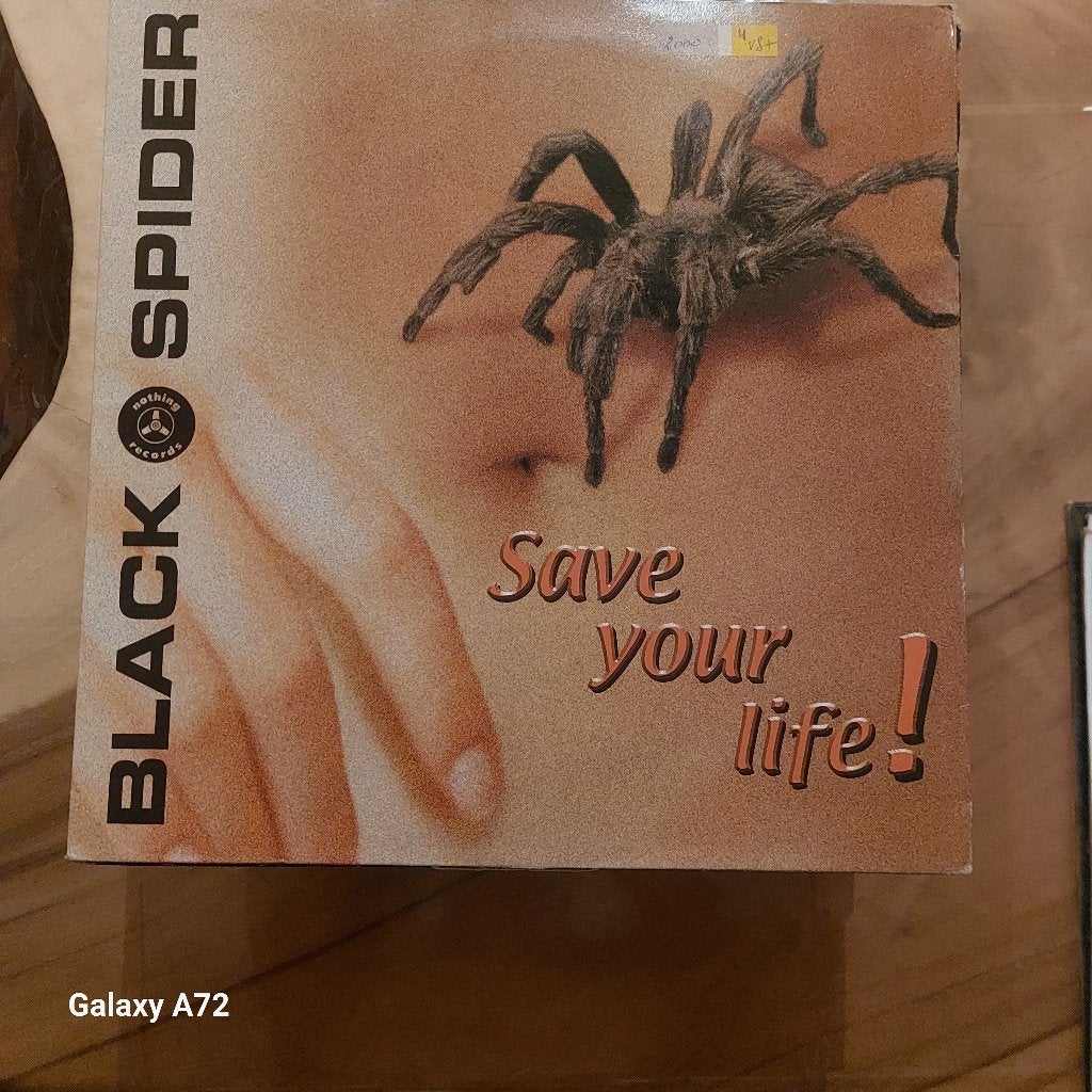 black spider save your life 12 inch maxi, 12 pouces, Trance, Enlèvement ou Envoi, Utilisé