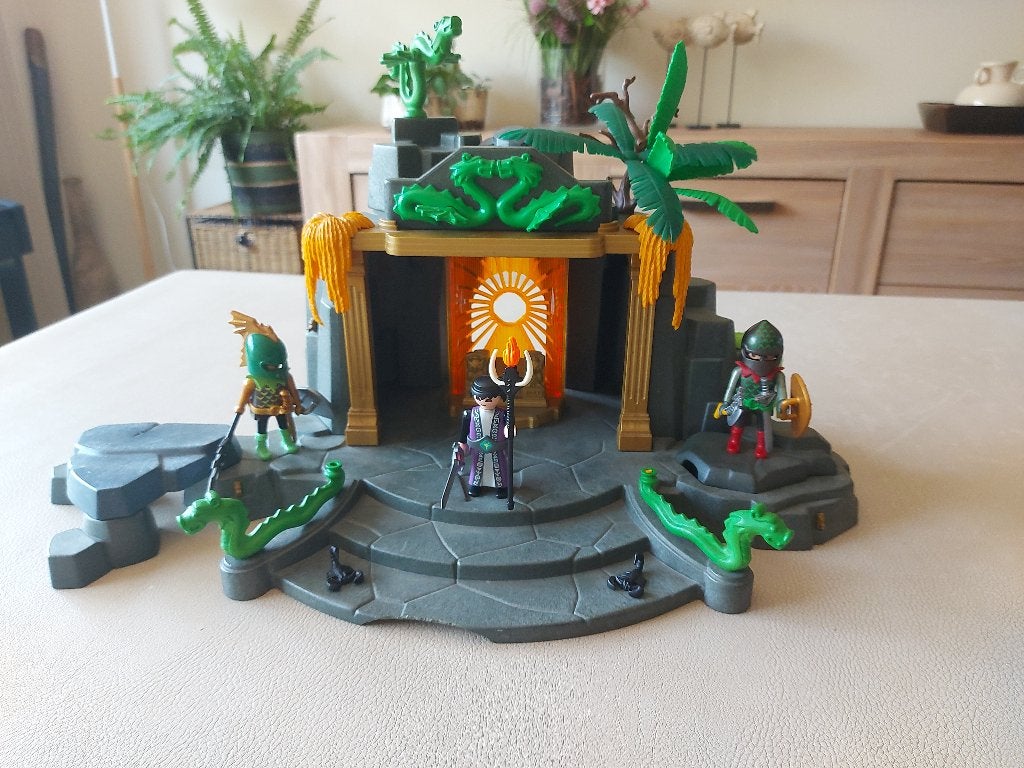 Playmobil groene draken tempel, Ophalen of Verzenden, Gebruikt, Los Playmobil
