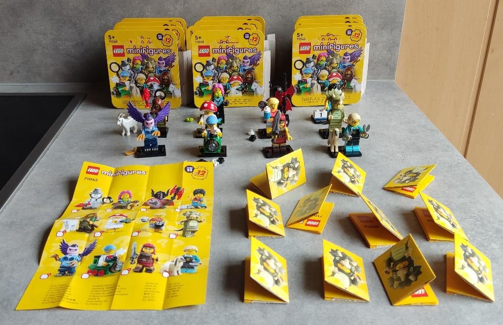lego minifigures 71045 serie 25 complete reeks!, Lego, Ophalen of Verzenden, Zo goed als nieuw, Compleet
