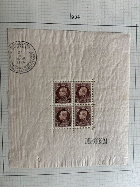 postzegels Belgie Blokl BL1 MNH COB 2023, Postzegels en Munten, Koninklijk huis, Frankeerzegel, Ophalen of Verzenden, Gestempeld