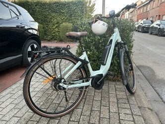Velo De Ville - Ice Blue - elektrische damesfiets, Fietsen en Brommers, (Extra) lage instap, Zo goed als nieuw, Minder dan 47 cm