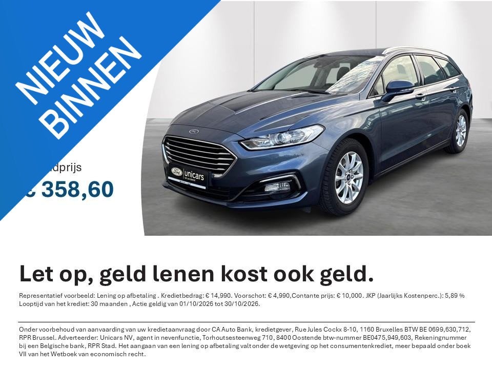 Ford Mondeo Business Class, Achat, 1250 kg, Entreprise, Mondeo
