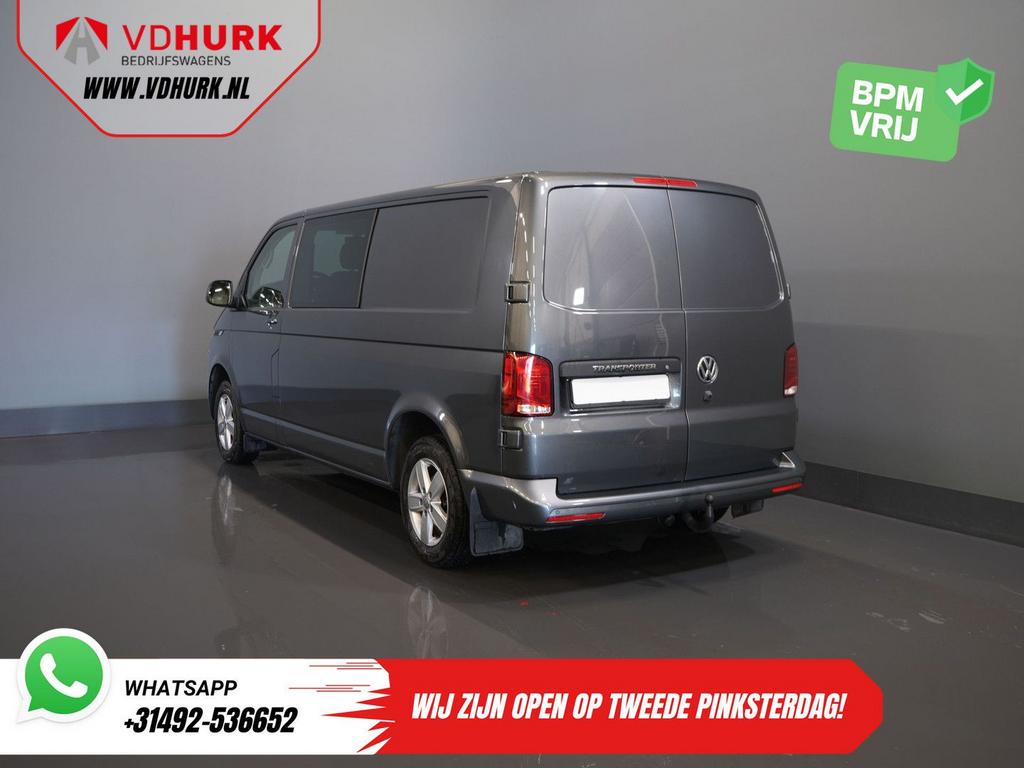 Volkswagen Transporter 2.0 TDI 150 pk DSG Aut. L2 DC Dubbel, Auto's, Automaat, Parkeersensor, Bedrijf, Diesel