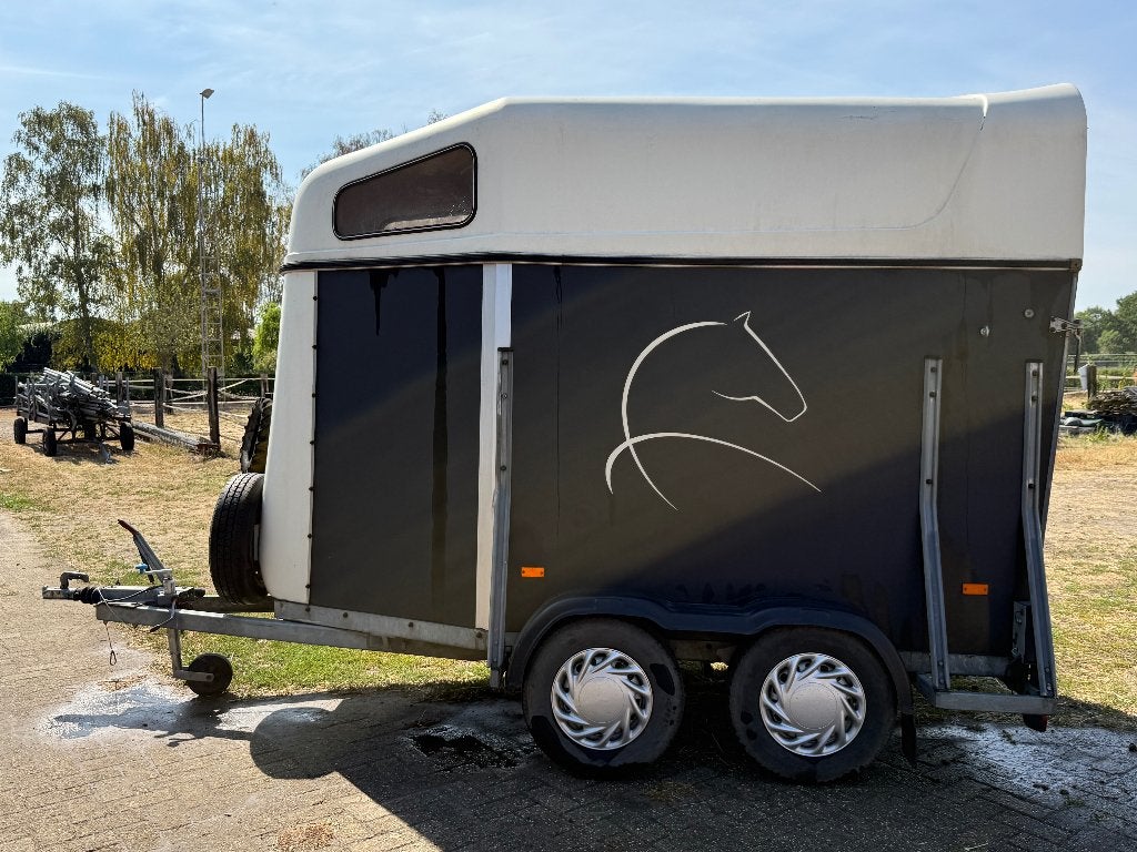 Paardentrailer 1,5 te koop, Animaux & Accessoires, Chevaux & Poneys | Semi-remorques & Remorques, Enlèvement, Utilisé, Autres matériaux
