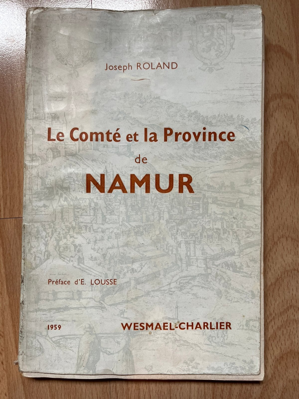 Le comté et la province de Namur (1959), Livres, Enlèvement, Utilisé
