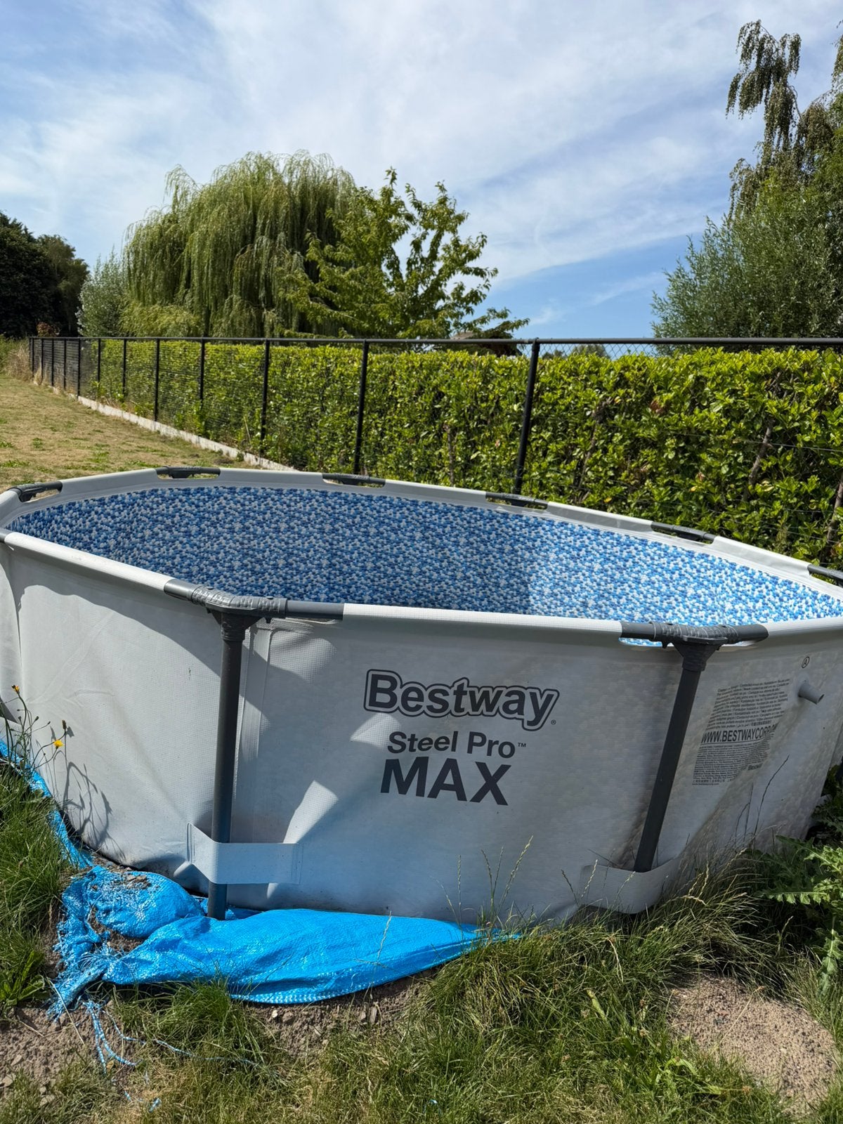 Bestway Steel Pro Max zwembad 366x100cm, Ophalen, Zo goed als nieuw