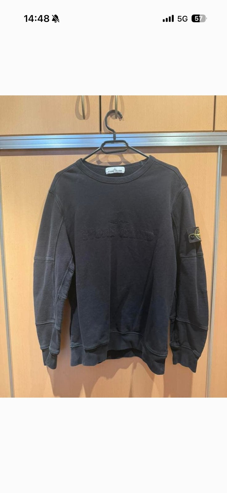Stone Island trui, Ophalen of Verzenden, Zo goed als nieuw, Maat 52/54 (L), Zwart