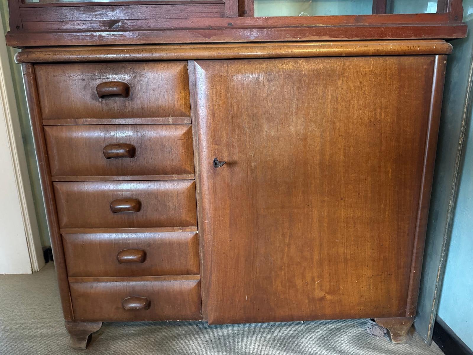 Armoire vintage, Antiquités & Art, Antiquités | Meubles | Armoires, Enlèvement
