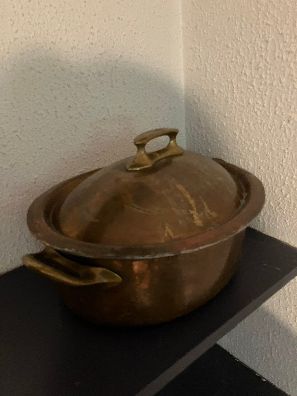 Casserole en cuivre, Antiquités & Art, Enlèvement, Cuivre
