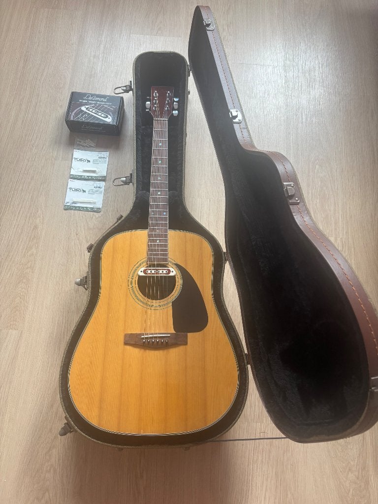 RUIL?M….. kopie akoestische gitaar met upgrades, Muziek en Instrumenten, Snaarinstrumenten | Gitaren | Elektrisch, Ophalen, Zo goed als nieuw