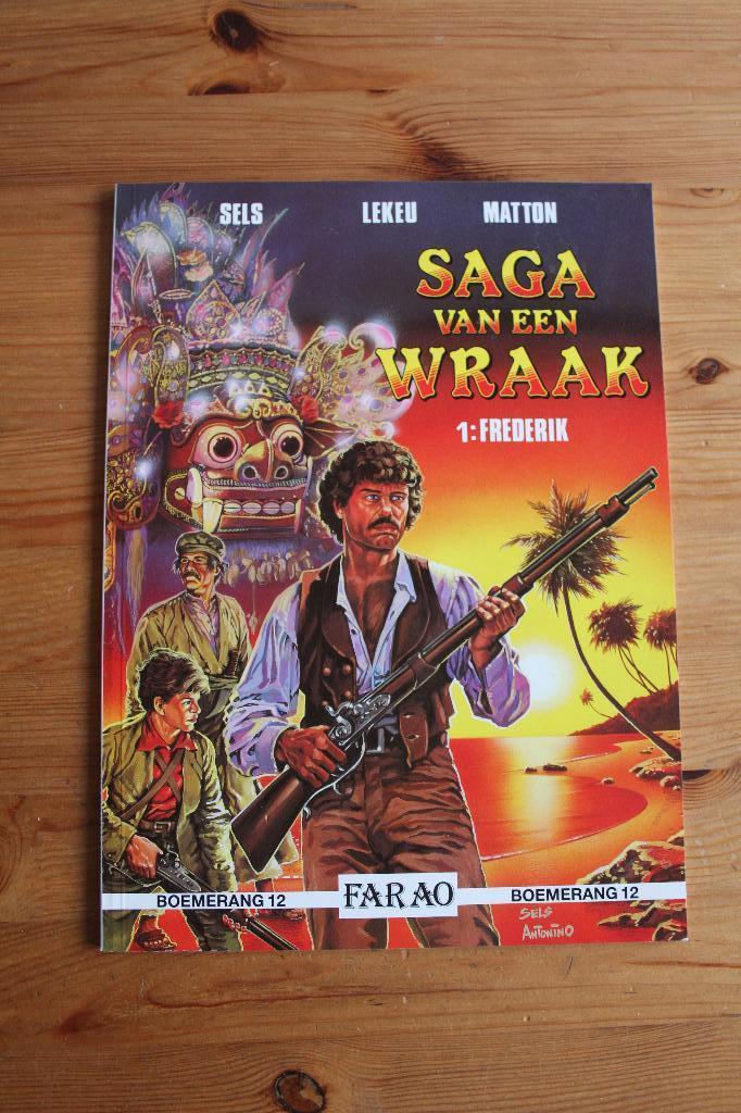 Saga van een Wraak, Boeken, Stripverhalen, Eén stripboek, Zo goed als nieuw, Sels- Lekeu- Matton, Ophalen of Verzenden