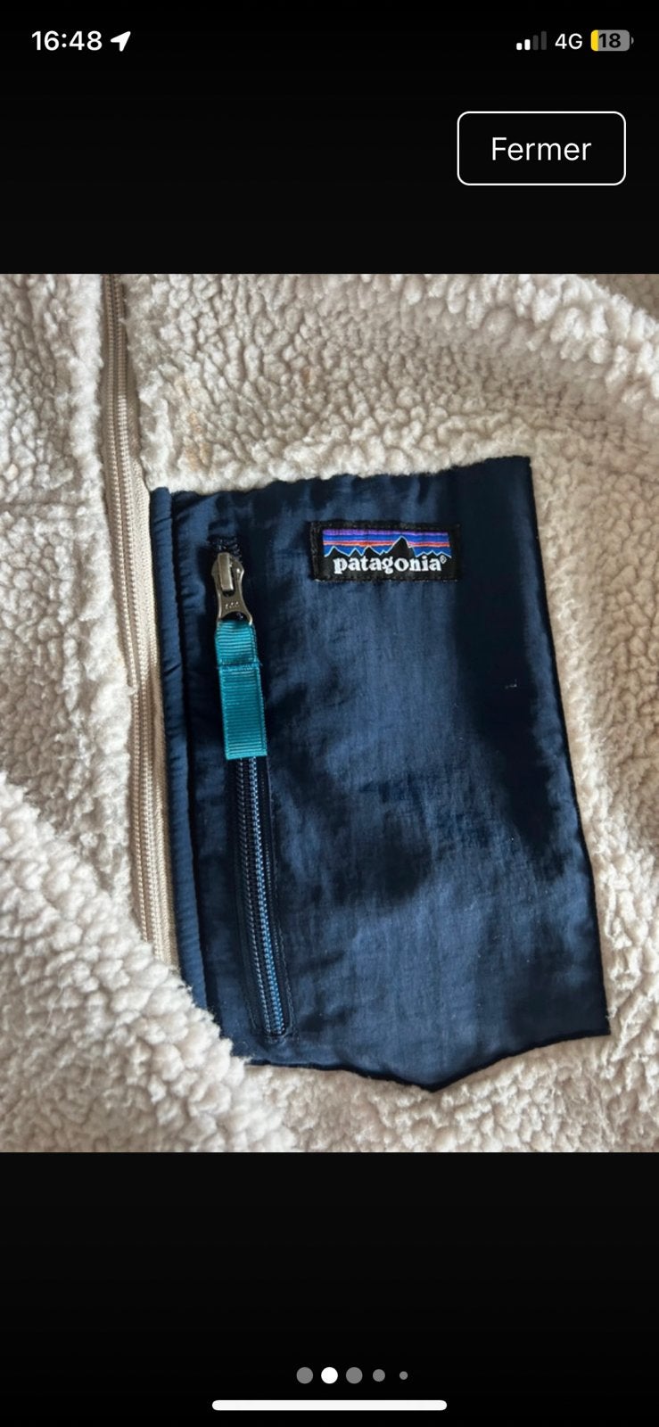 Paragonia retro x batterij M fleecejack, Ophalen, Zo goed als nieuw