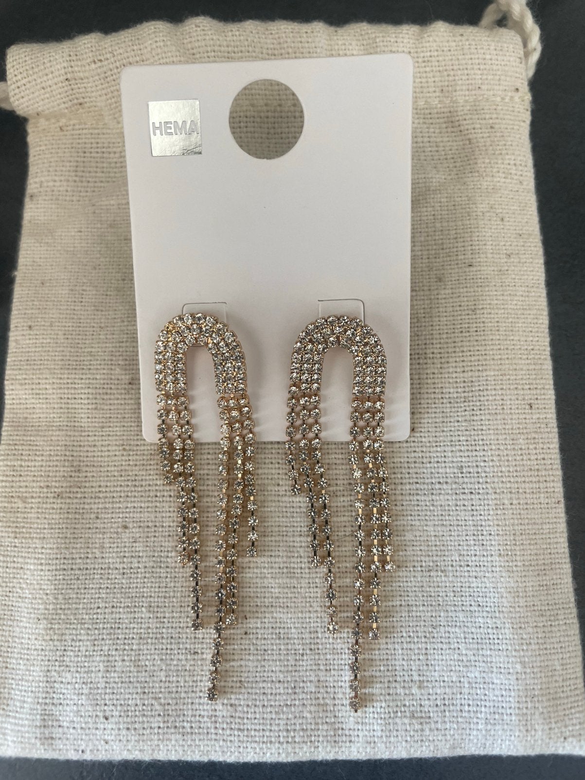 Oorbellen Hema, Bijoux, Sacs & Beauté, Boucles d'oreilles, Enlèvement, Neuf, Or, Pendantes